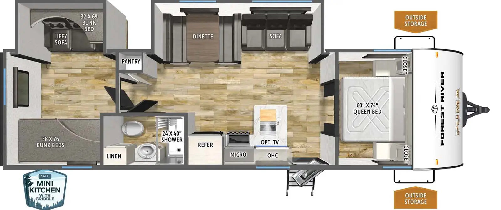 305BHCE Floorplan Image